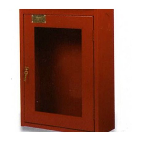 gabinete ansul p/manguera de 30 m y extintor acero rojo cal 22 para empotrar de 85 x 21 x 88 cm