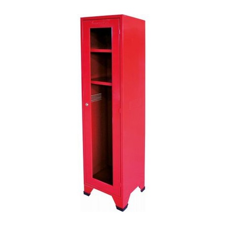 gabinete extinflam metalico p1 equipo de bombero rojo 40x45x180cm no incluye mica