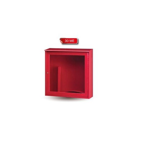 gabinete p/hidrante y extintor extinflam tipo sobreponer 30 me de lamina de acero rojo de 21 x 85 x 88 cm no incluye cristal