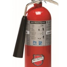 extintor extinflam dioxido de carbono (co2) de aluminio rojo cap 5 lb