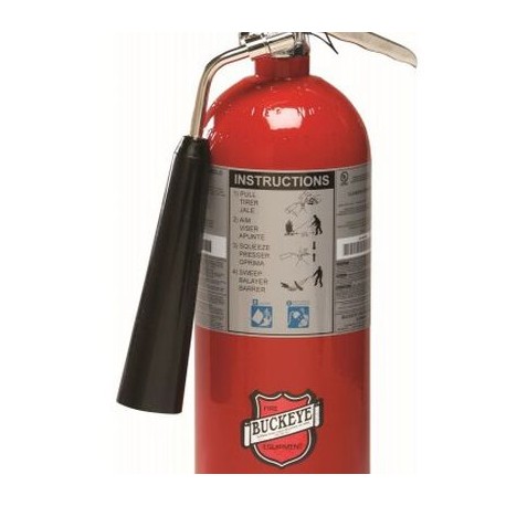 extintor extinflam dioxido de carbono (co2) de aluminio rojo cap 5 lb