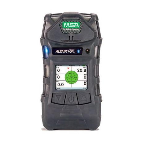 detector multigas msa altair 5x c/pantalla a color y bluetooth p/sensores a xcell lel  o2  co  h2s y cl2  linea de muestreo de 