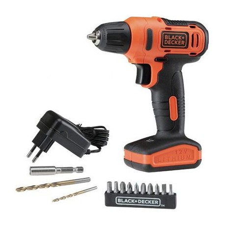 taladro black and decker ld12sb3 atornillador 12v 13 acc