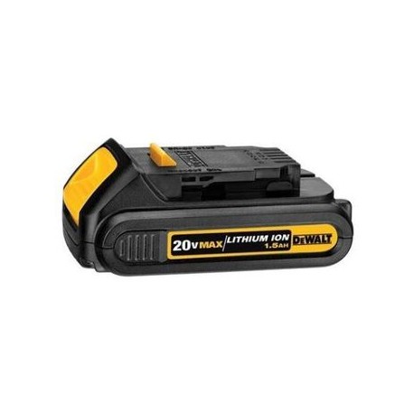 bateria dewalt dcb201-b3 recargable de 20 volts 1.5 ah p/taladro dcd785-c2