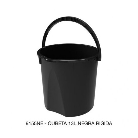 cubeta sablon 9155ne 13l rigida negro