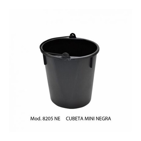 cubeta sablon 8205ne mini negro 13l