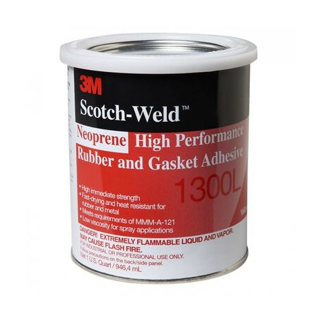 adhesivo 3m 62140365305 scotch weld para junta y hule de alto rendimiento de neopreno 1300l amarillo 14galon