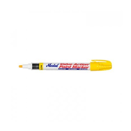 marcador markal valve action 96821 pintura amarillo punto medio 3 mm pieza