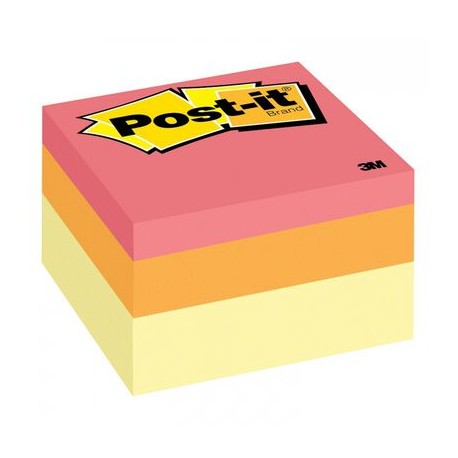 postit 3m 70005249233 cubo de notas adhesivas de color ola canario de 3 x 3 in 400 hojas