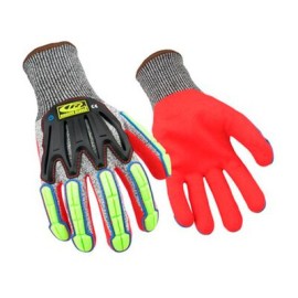 guante impacto ringers glove rflex nivel de corte d tecnologia tpr recubierto nitrilo arenoso grisrojo tm