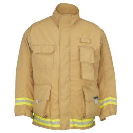 chaqueton de bombero lakeland dual para combate de incendio forestal y trabajos de busqueda y rescate urbano certificado por nf