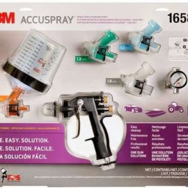 kit pistola 3m 60455086797 accuspray one con pps (incluye: 1 pistola atomizadora accuspray one 2 boquillas 1.4 mm 2 boquillas 1