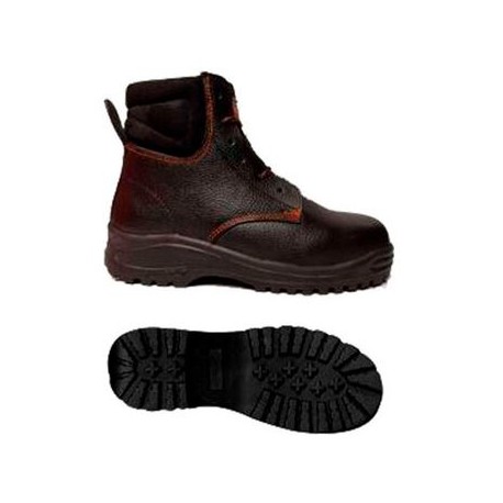 zapato vallen borcegui dielectrico piel negro cc de policarbonato suela de hule t2.5